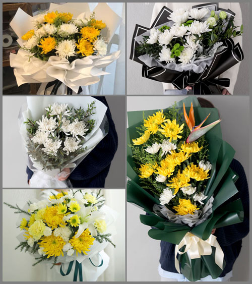 贵州毕节市大方县核桃乡中坝村白事花束代送